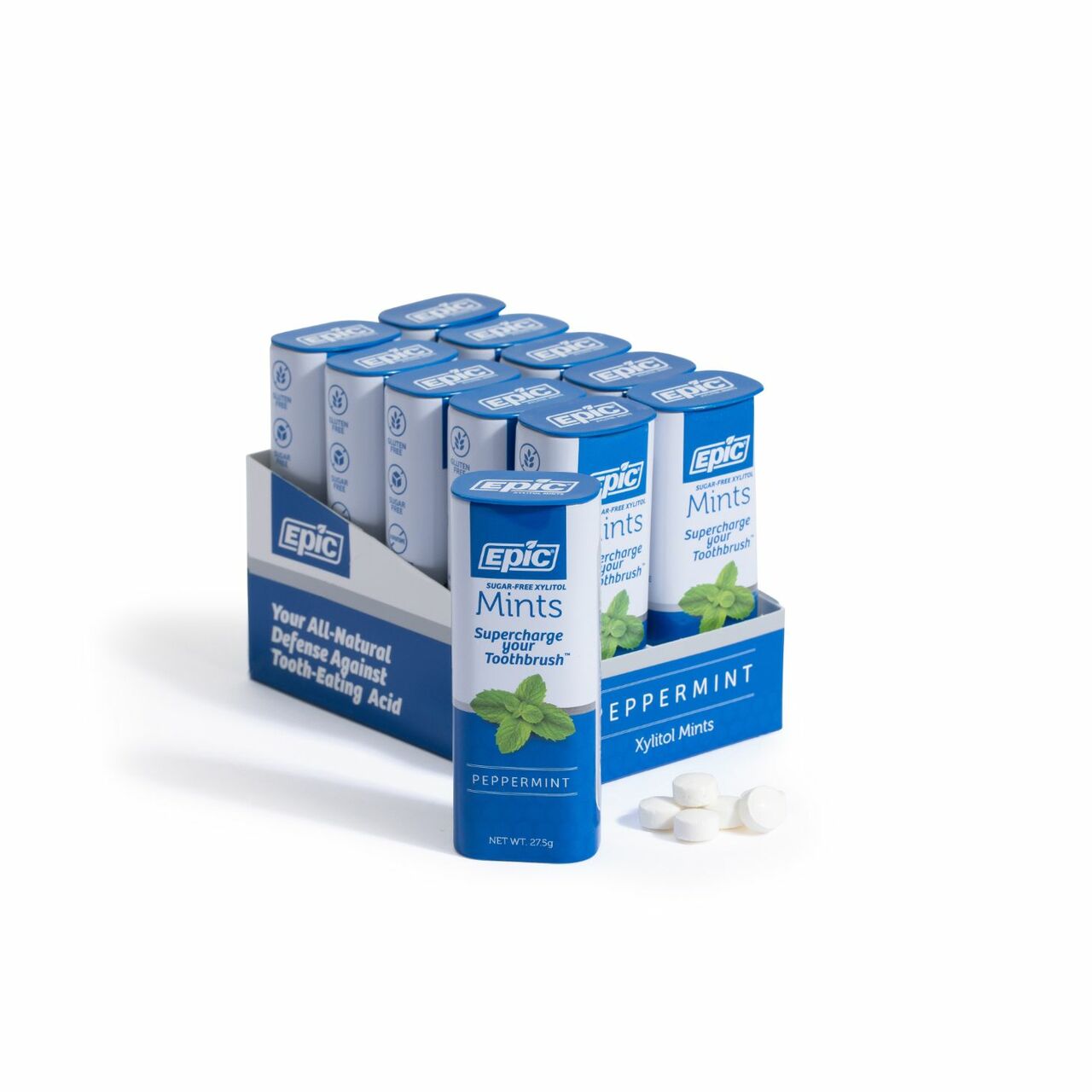 EPIC MINTS PEPPERMINT TIN OF 60 Smile Store