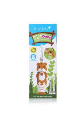Brush Baby WildOnes Tiger Electric Rechargeable Toothbrush