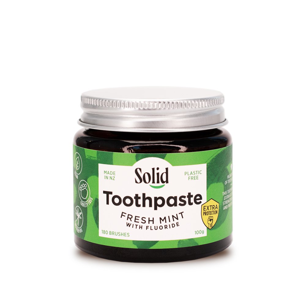 Solid fresh mint with fluoride extra protection toothpaste 100g Smile
