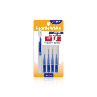 Pearlie White Compact Interdental Brushes - 5 pack