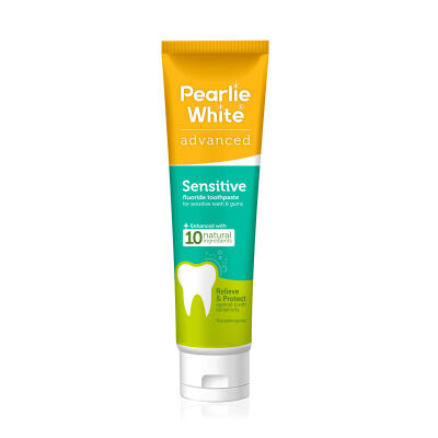 Pearlie White Advanced Sensitive Fluoride Toothpaste 130gm