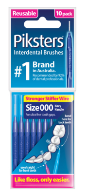 Piksters Interdental Brushes 10 Pack