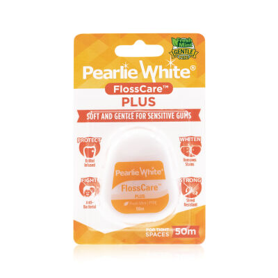 Pearlie White FlossCare Plus PTFE Mint Ribbon 50m