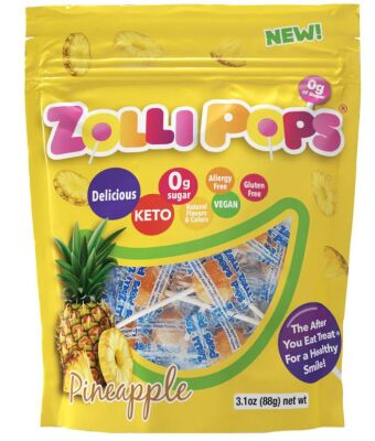 Zollipops Sugar Free Pineapple (88g)