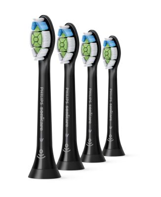 Philips Sonicare W2 Optimal White Brush Head - Black (4 Pack)