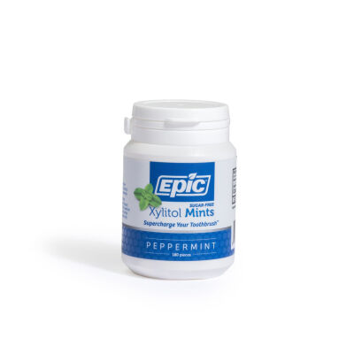 Epic Xylitol Mints (Peppermint) Bottle - 180 pieces