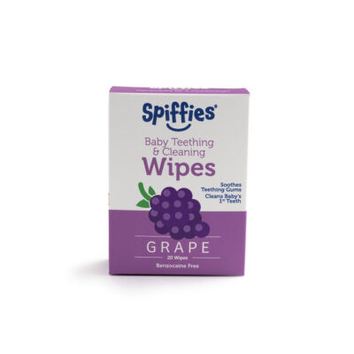 Epic Spiffies Xylitol Tooth Wipes - Grape (20 Pack)