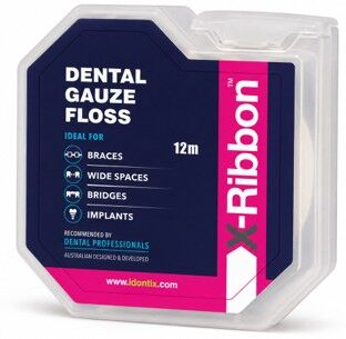 Idontix X-Ribbon Dental Gauze Floss (12m)