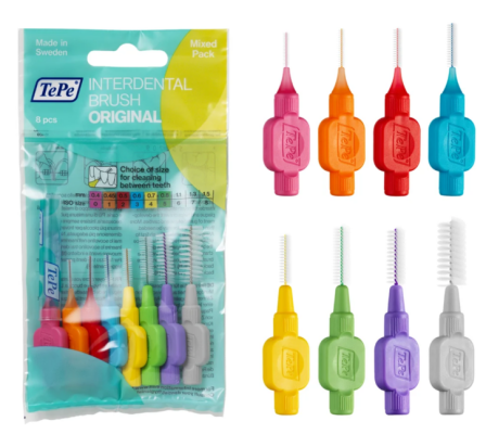 TePe Original Interdental Brushes Mixed - 8 Pack