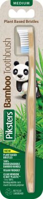 Piksters Bamboo Adult Medium Toothbrush