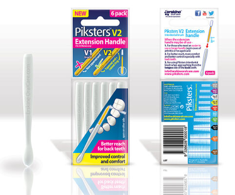 Piksters Extension Handle 6 Pack
