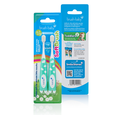 Brush Baby Softbrush Twin Pack