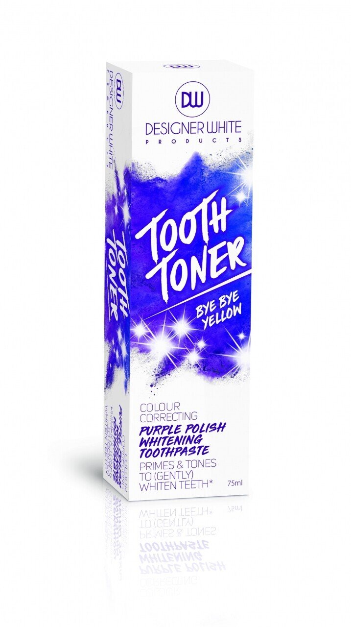 Designer White Tooth Toner Toothpaste 75ml Smile Store