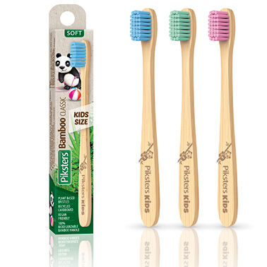 Piksters Bamboo Classic Kids Toothbrush